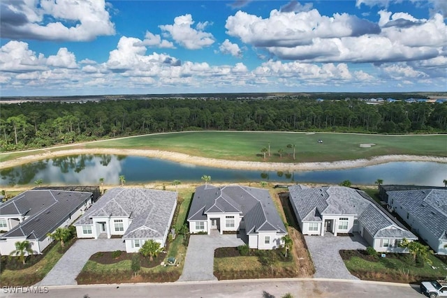 15889 Cranes Marsh Ct, Punta Gorda, FL 33982 - aerial perspective of suburban area with a nearby body of water, a local golf course, and a heavily wooded area