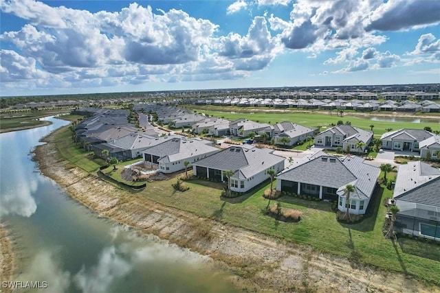 15889 Cranes Marsh Ct, Punta Gorda, FL 33982 - aerial perspective of suburban area featuring a large body of water