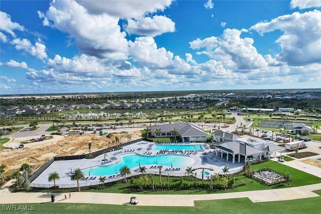 15889 Cranes Marsh Ct, Punta Gorda, FL 33982 - aerial view of a pool area