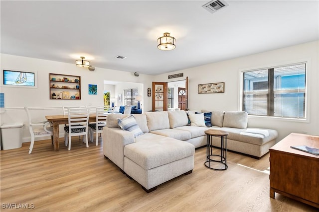 250 Ohio Ave, Fort Myers Beach, FL 33931 - living room with light wood-type flooring