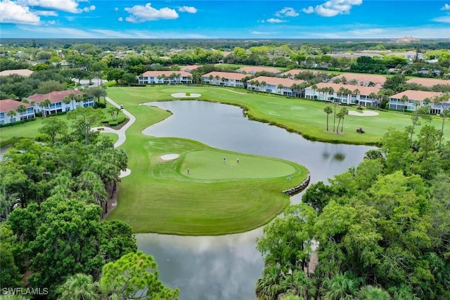 1940 Willow Bend Cir Unit 102, Naples, FL 34109 - view of home's community with a water view, view of golf course, and a residential view