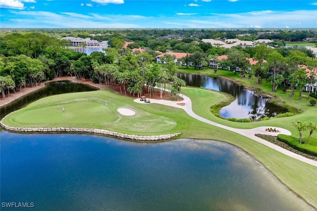 1940 Willow Bend Cir Unit 102, Naples, FL 34109 - aerial view of a tree filled landscape and a local golf course