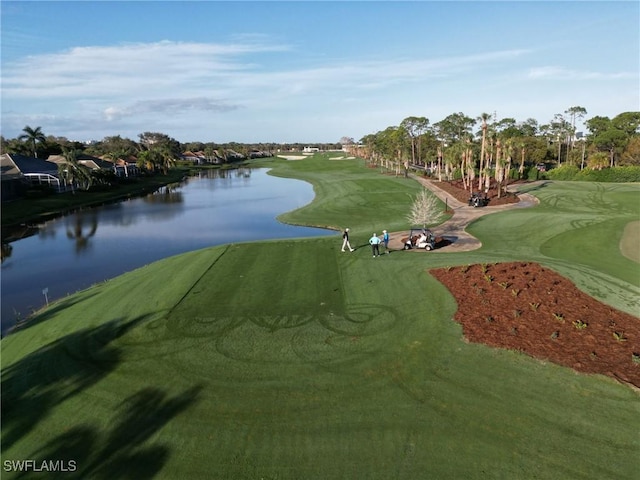 1940 Willow Bend Cir Unit 102, Naples, FL 34109 - view of community with a water view and view of golf course