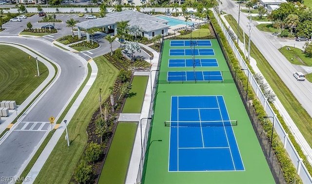 1050 Enbrook Loop, Naples, FL 34114 - aerial view of a pool