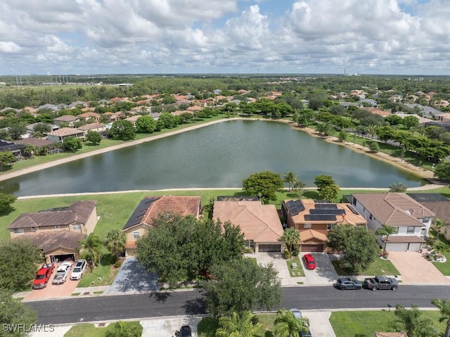 12455 Muddy Creek Ln, Fort Myers, FL 33913 - aerial perspective of suburban area featuring a large body of water