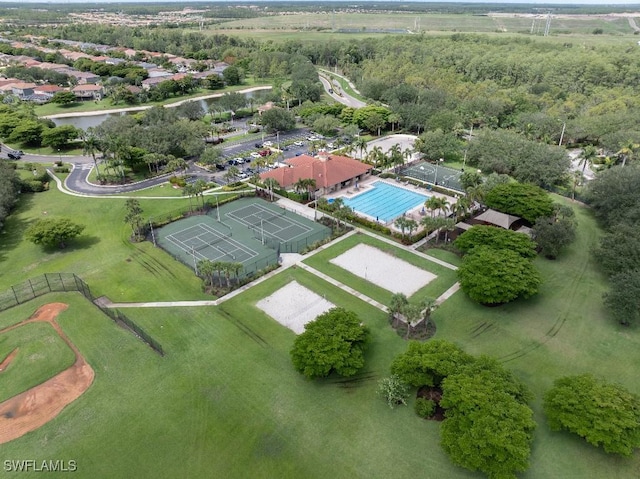 12455 Muddy Creek Ln, Fort Myers, FL 33913 - aerial overview of property's location with a pool