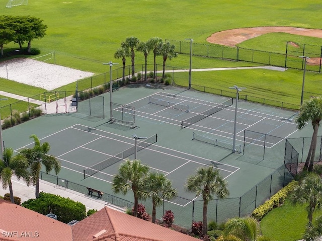 12455 Muddy Creek Ln, Fort Myers, FL 33913 - view of tennis court