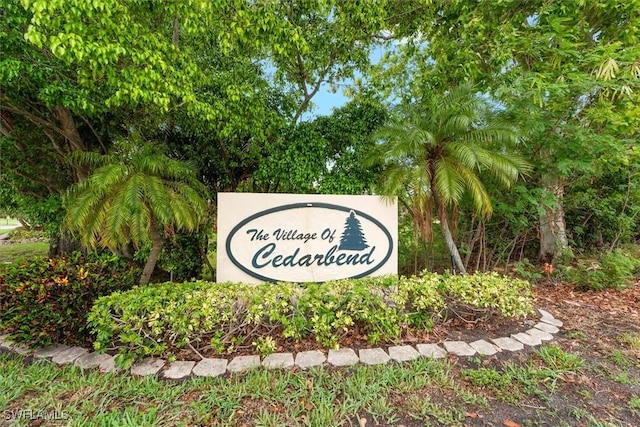5249 Cedarbend Dr Unit 2, Fort Myers, FL 33919 - view of community / neighborhood sign