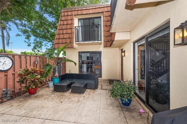 5249 Cedarbend Dr Unit 2, Fort Myers, FL 33919 - view of patio with an outdoor hangout area