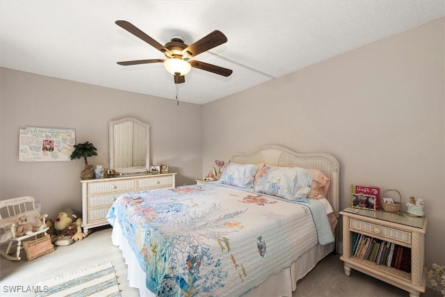 5249 Cedarbend Dr Unit 2, Fort Myers, FL 33919 - bedroom with ceiling fan