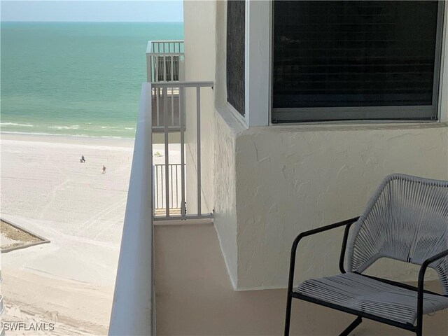 7360 Estero Blvd Unit 1102, Fort Myers Beach, FL 33931 - balcony with view of water and beach