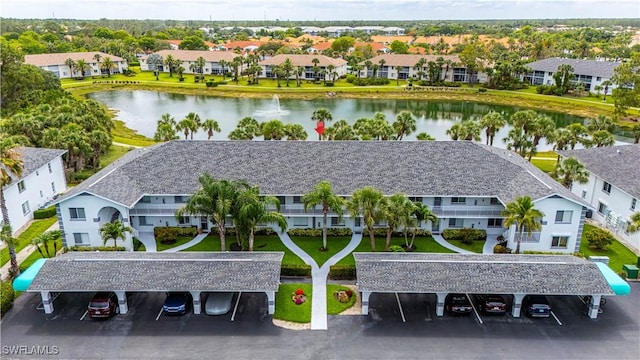 164 Belina Dr E Unit 4, Naples, FL 34104 - aerial perspective of suburban area featuring a nearby body of water