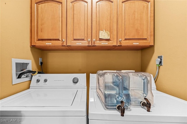 16276 Nautical Way Unit 1402, Bokeelia, FL 33922 - washroom featuring washing machine and clothes dryer and cabinet space