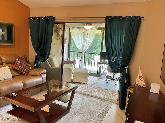 16276 Nautical Way Unit 1402, Bokeelia, FL 33922 - living area featuring light tile patterned flooring