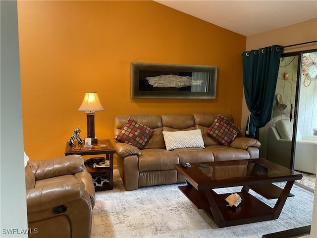 16276 Nautical Way Unit 1402, Bokeelia, FL 33922 - living room featuring lofted ceiling