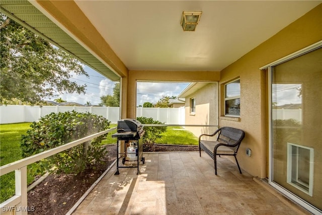1719 Academy Blvd, Cape Coral, FL 33990 - view of patio / terrace featuring a grill