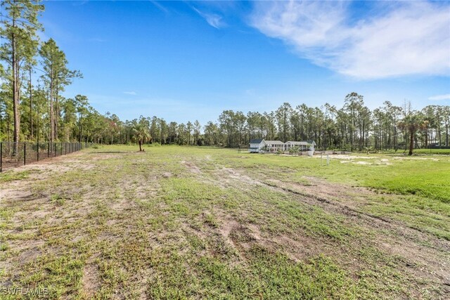 4119 43rd Ave NE, Naples, FL 34120 - view of yard featuring a view of rural / pastoral area