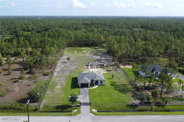 4119 43rd Ave NE, Naples, FL 34120 - aerial view of a heavily wooded area