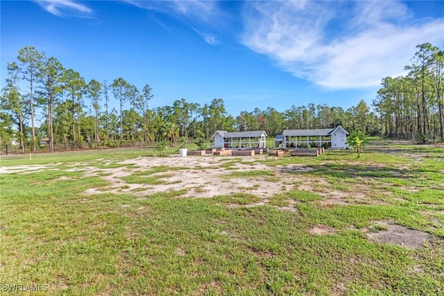 4119 43rd Ave NE, Naples, FL 34120 - view of grassy yard with an outbuilding