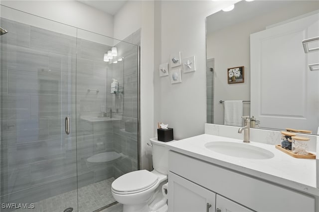 1870 Amador Ct, Naples, FL 34120 - full bathroom featuring vanity and a shower stall