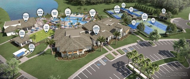 1870 Amador Ct, Naples, FL 34120 - bird's eye view of a nearby body of water