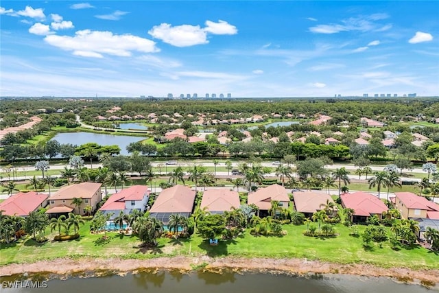 11177 Monte Carlo Blvd, Bonita Springs, FL 34135 - aerial perspective of suburban area featuring a nearby body of water and skyline