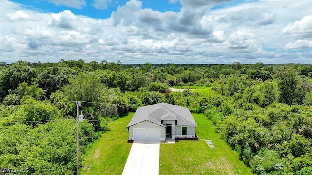 374 Pennfield St, Lehigh Acres, FL 33974 - view of subject property featuring a forest