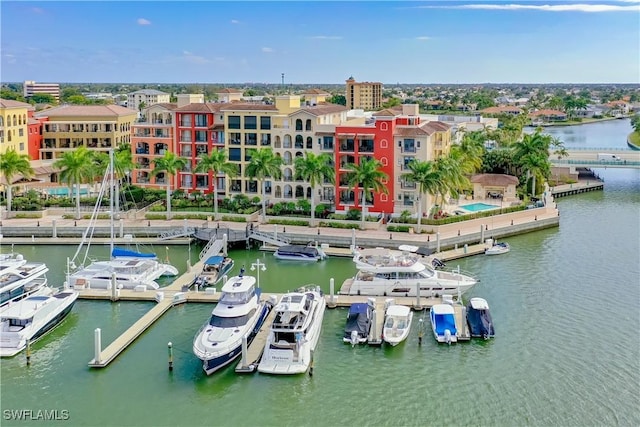 740 N Collier Blvd Unit 206, Marco Island, FL 34145 - dock with a water view