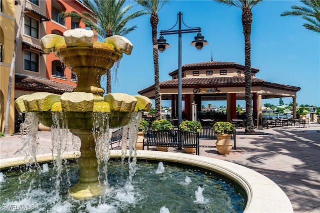 740 N Collier Blvd Unit 206, Marco Island, FL 34145 - surrounding community featuring a gazebo