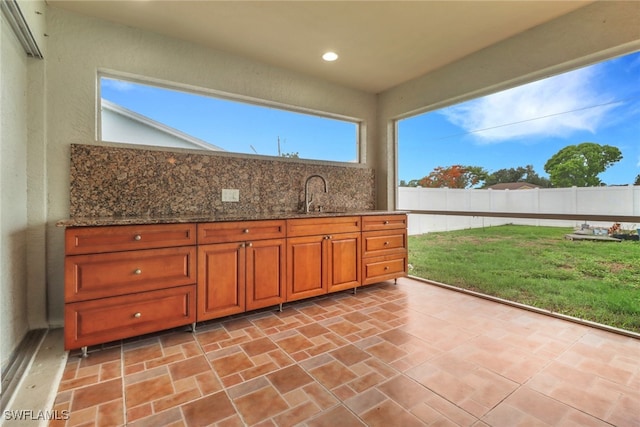 1622 SE 20th St, Cape Coral, FL 33990 - view of patio / terrace featuring a sink and exterior kitchen