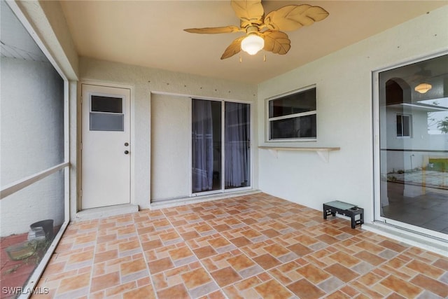 1622 SE 20th St, Cape Coral, FL 33990 - view of patio / terrace with ceiling fan
