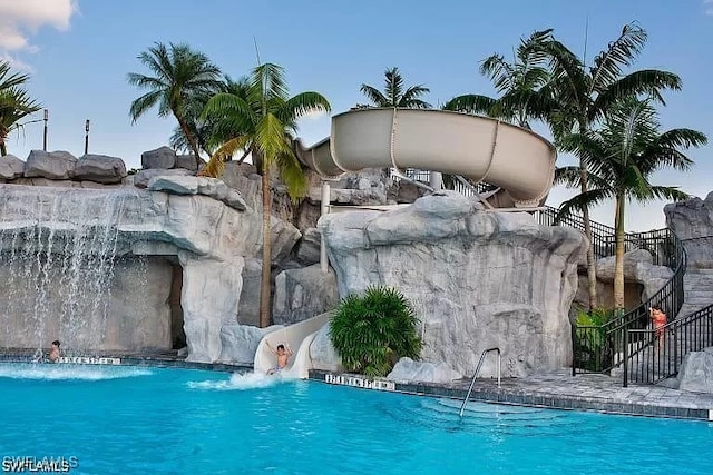 19477 The Place Blvd, Estero, FL 33928 - swimming pool featuring a water slide