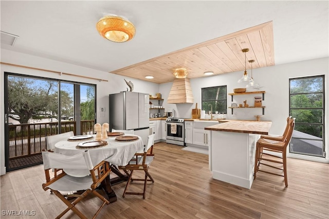 4805 Gary Rd, Bonita Springs, FL 34134 - dining room with light wood finished floors