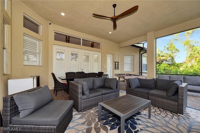 1640 Golden Gate Blvd W, Naples, FL 34117 - sunroom / solarium with french doors