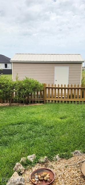 1505 NW 33rd Pl, Cape Coral, FL 33993 - view of yard with a fire pit