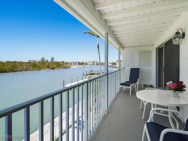 1170 Edington Pl Unit A8, Marco Island, FL 34145 - balcony featuring a water view
