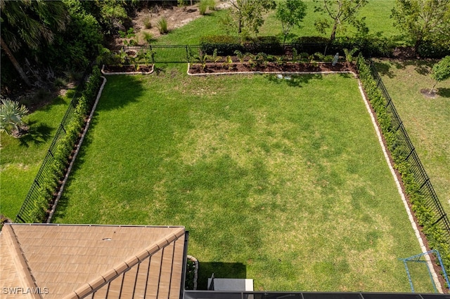 view of fenced yard