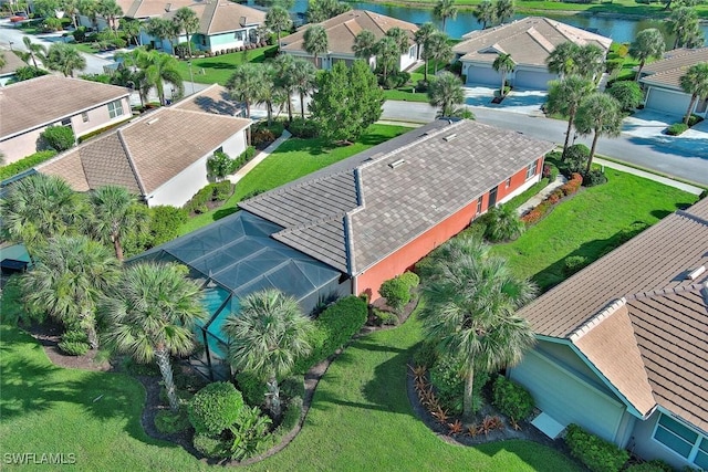 10622 Camarelle Cir, Fort Myers, FL 33913 - aerial view of residential area featuring a nearby body of water
