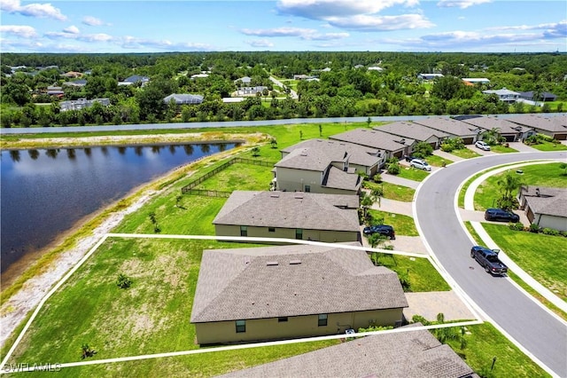 14688 Cantabria Dr, Fort Myers, FL 33905 - aerial perspective of suburban area with a large body of water