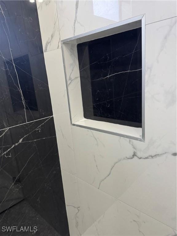 3003 18th St W, Lehigh Acres, FL 33976 - bathroom view of a marble finish shower