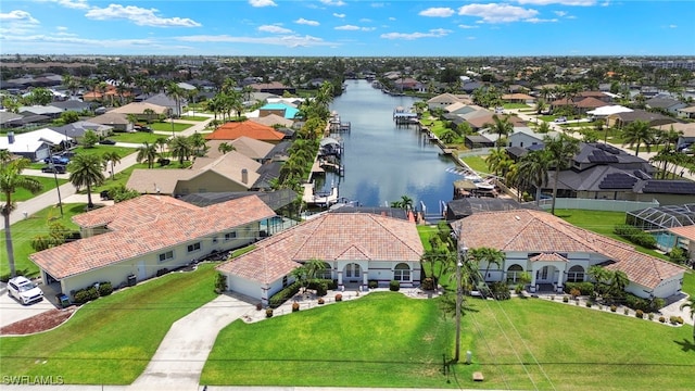 3925 Oasis Blvd, Cape Coral, FL 33914 - aerial perspective of suburban area with a nearby body of water