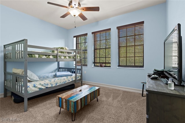 9114 Chula Vista Ln Unit 11901, Naples, FL 34113 - bedroom featuring carpet and a ceiling fan