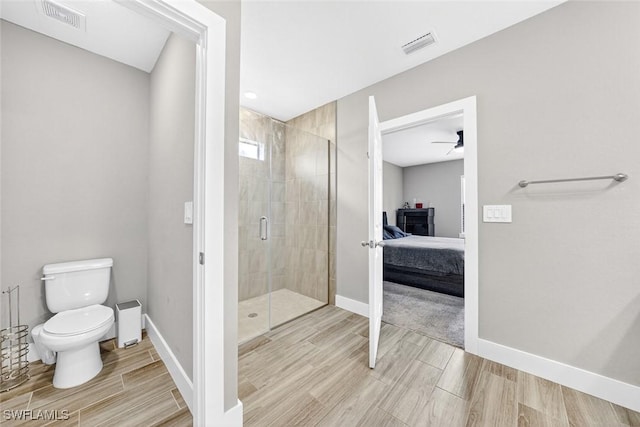 2008 NW 24th Pl, Cape Coral, FL 33993 - full bathroom with ensuite bathroom, wood finish floors, and a stall shower