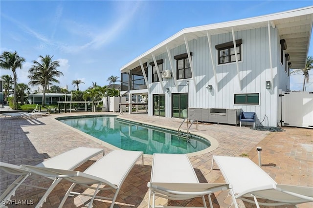 370 Bayland Rd, Fort Myers Beach, FL 33931 - swimming pool featuring a patio