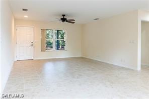 3430 27th Ave SW, Naples, FL 34117 - unfurnished room with a ceiling fan