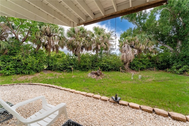 950 Moody Rd Unit 124, North Fort Myers, FL 33903 - view of grassy yard featuring a patio area