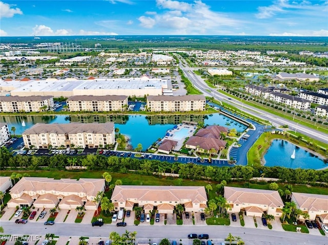 3940 Cherrybrook Loop, Fort Myers, FL 33966 - aerial perspective of suburban area featuring a nearby body of water