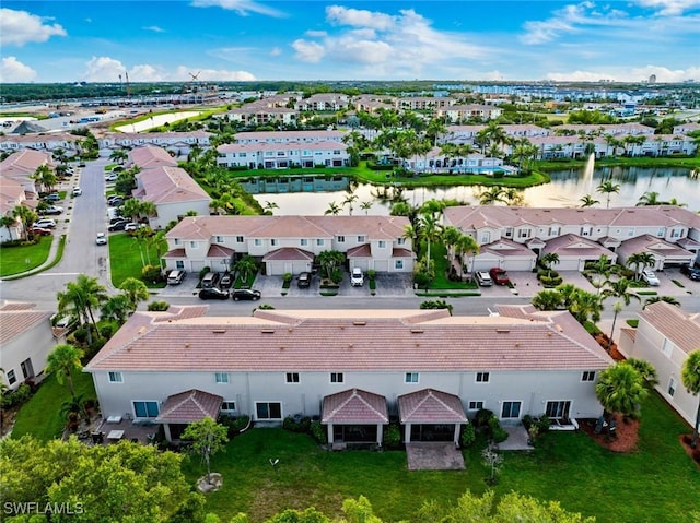 3940 Cherrybrook Loop, Fort Myers, FL 33966 - aerial view of residential area with a large body of water