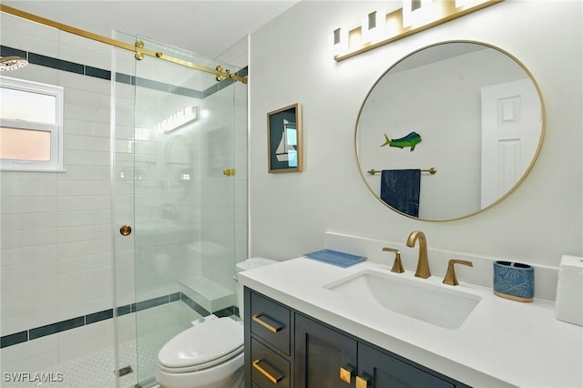 2749 Bruce St, Matlacha, FL 33993 - bathroom featuring vanity and a stall shower
