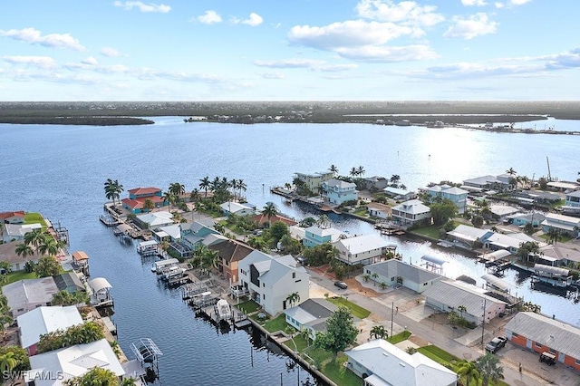 2749 Bruce St, Matlacha, FL 33993 - aerial view of residential area featuring a nearby body of water